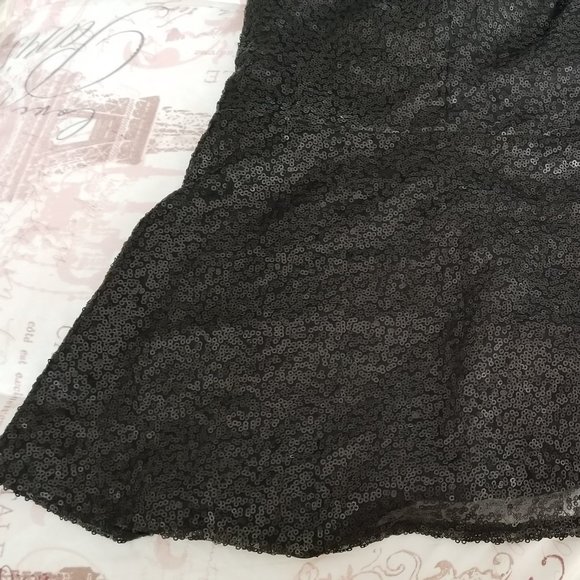 Torrid Black Seaquin Peplum Bustier Top Size 2 - Picture 14 of 15